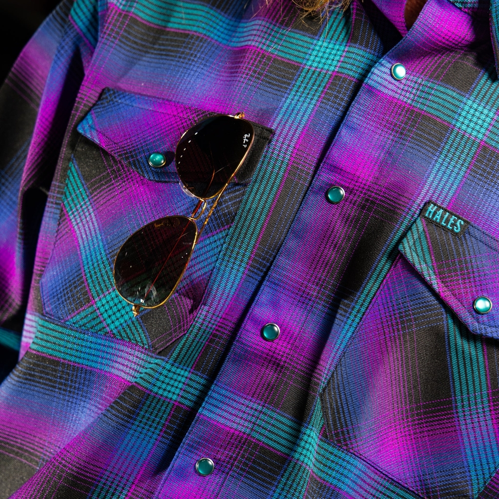 Hales Speed Shop Flannel Northern Lights Men's XL 🔥*Sold Out Everywhere*🔥 NWT - Picture 6 of 9